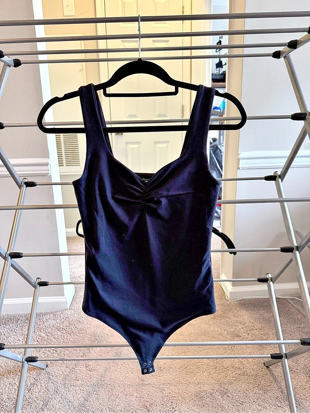 Abercrombie & Fitch Soft A&F Collection Sweetheart Bodysuit